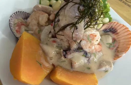 Plato servido en el local (foto provisional)