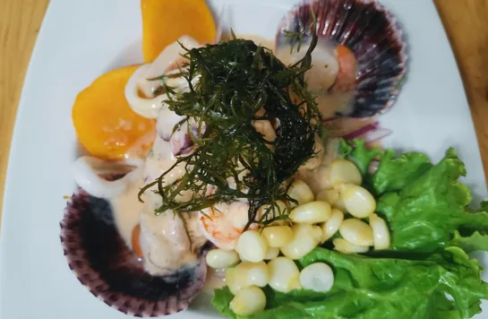 Plato servido en el local (foto provisional)
